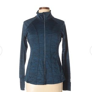 {Apana} Blue Track Jacket Women’s Sz Small EUC